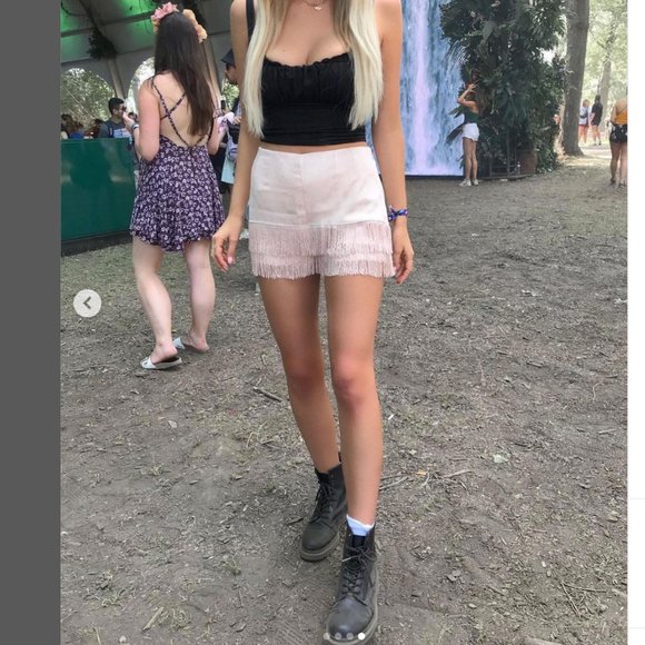 Revolve LPA Fringe Shorts - Picture 1 of 9